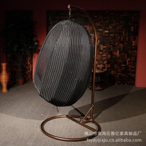 藤爵FS7107 PE藤吊篮 厂家直供热销产品，打造舒适户外空间